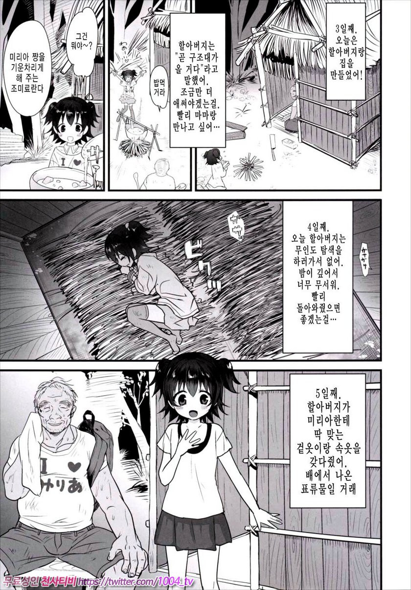 Miria-chan wa mujintou de Oji-san to Isshou Kurasu Kotoninatta_by 망가 이미지 #4