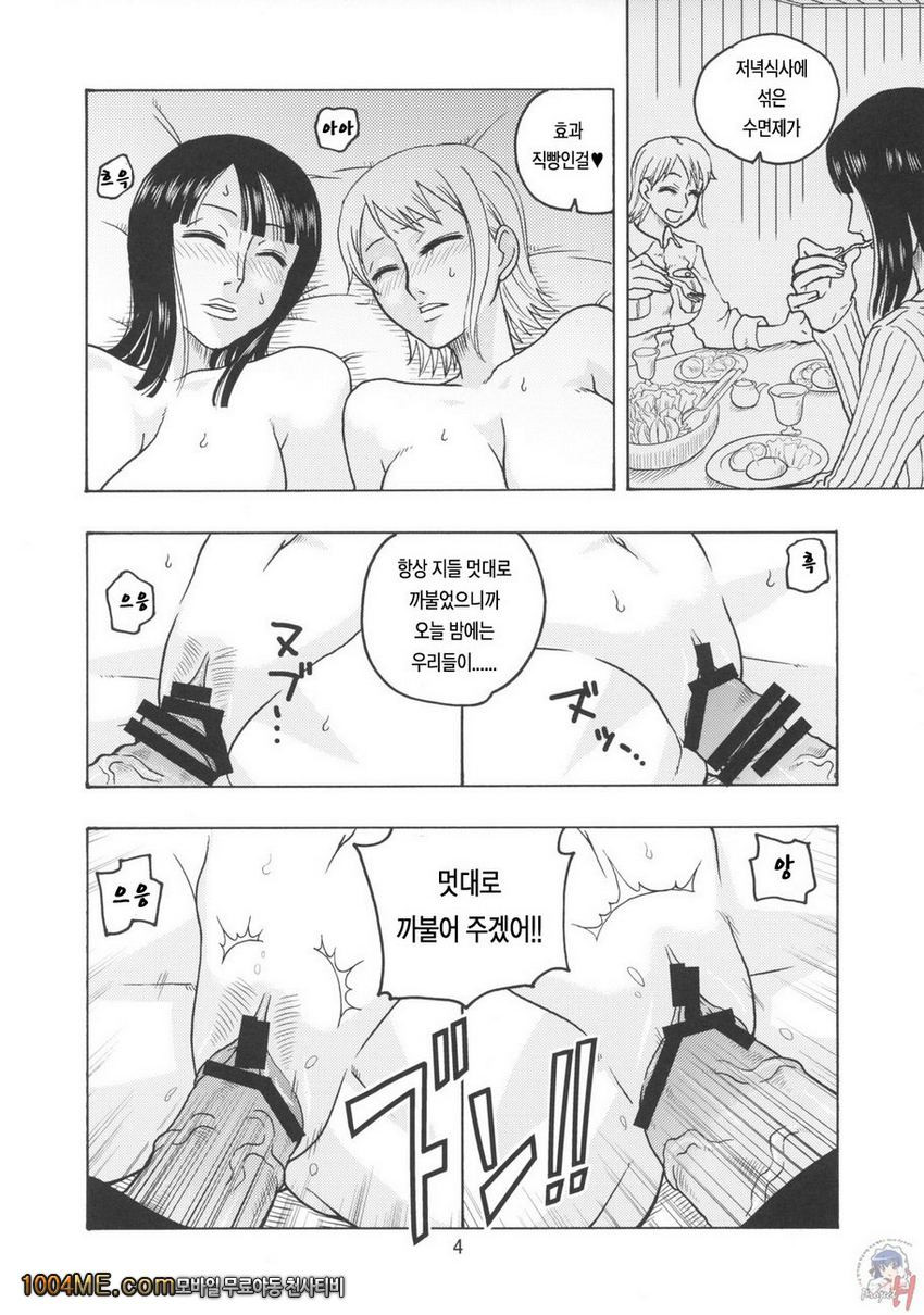 나미의 비밀 항해일지EX 나미 로빈_by 망가 이미지 #5