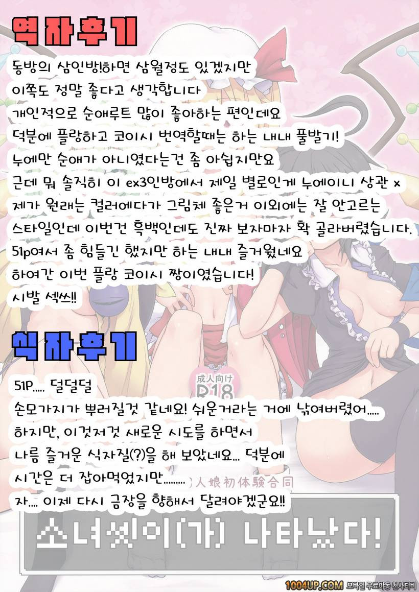 (C83)[Area-S (Dra)] 소녀 셋이 나타났다! (동방프로젝트)_by 망가 이미지 #50