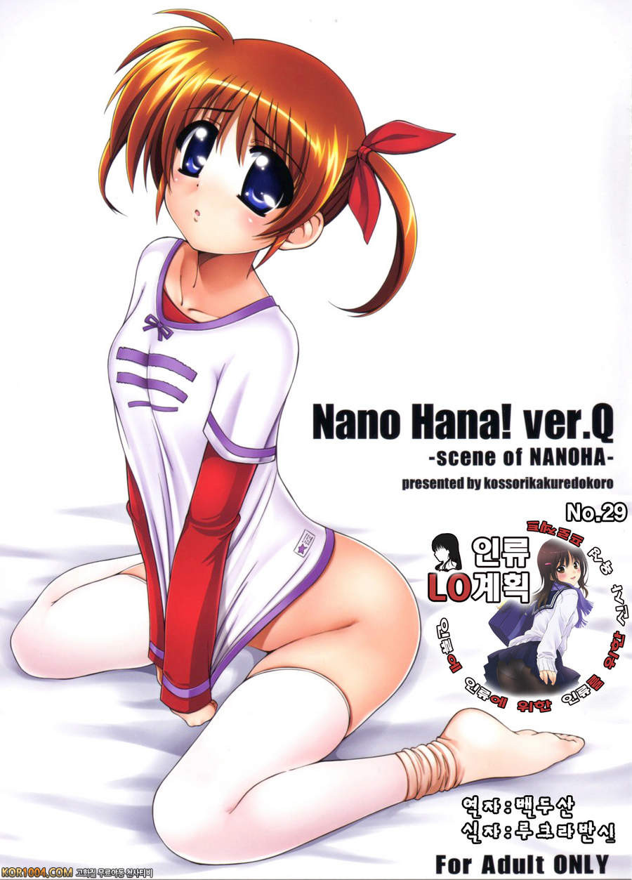 (C80) [こっそり_れ_] Nano Hana! ver.Q -scene of NANOHA- (魔法少女リリカルなのは)[韓___]_by 망가 이미지 #1