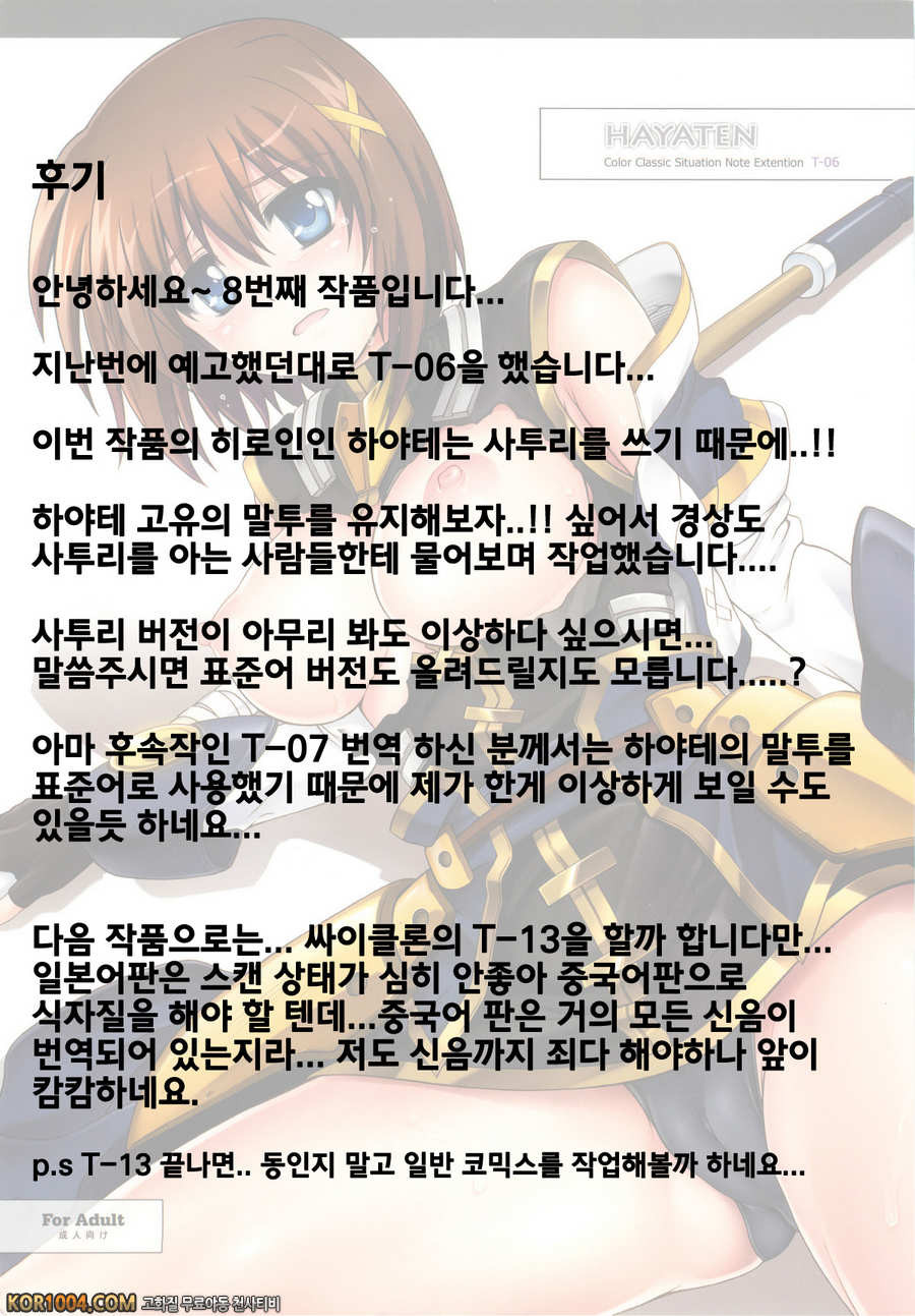 (C81) [Cyclone (Izumi, Reizei)] T-06 HAYATEN (Mahou Shoujo Lyrical Nan…_by 망가 이미지 #35